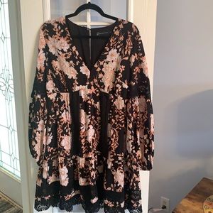 Ruffle Lace Dress